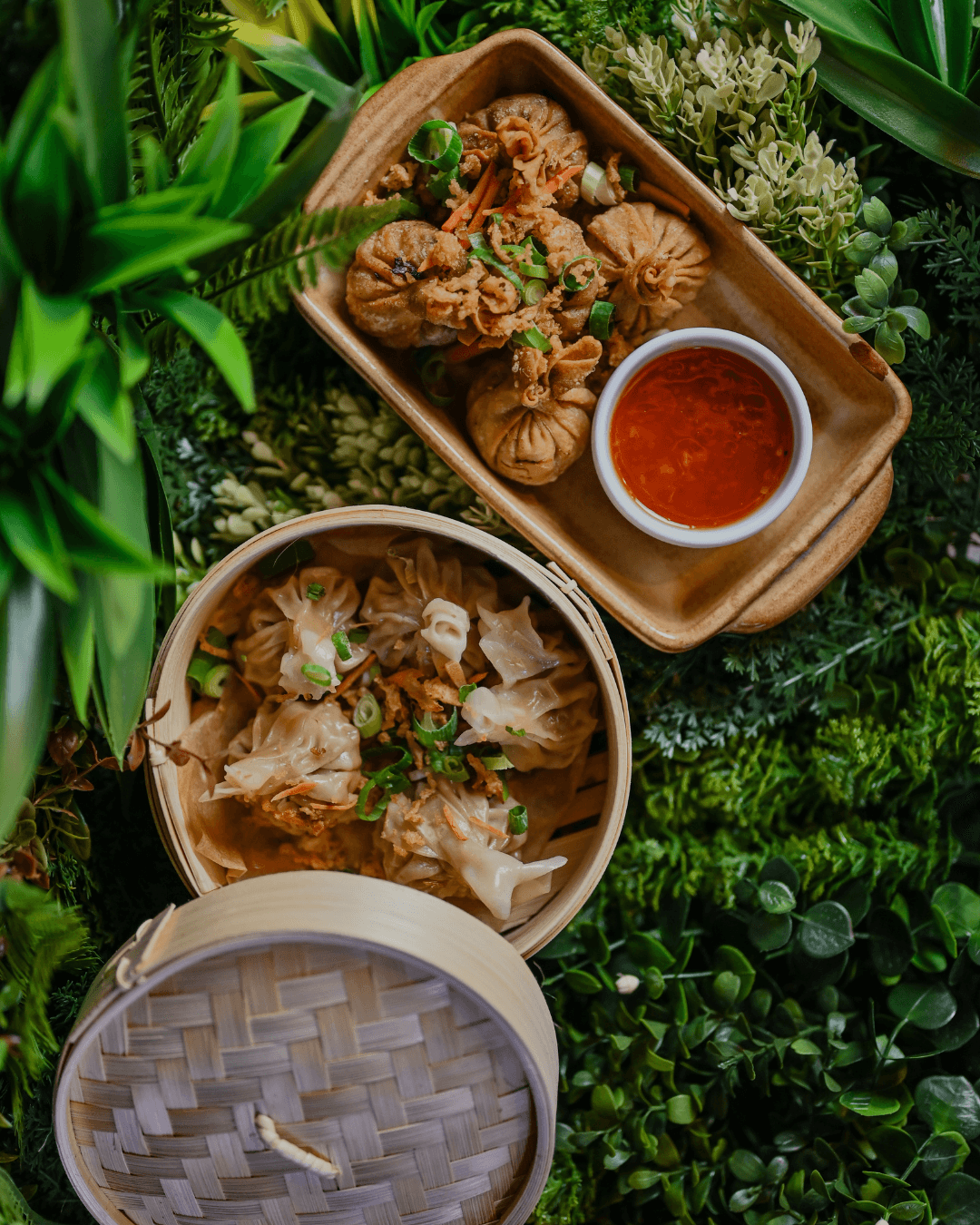 Pierożki Wonton na parze